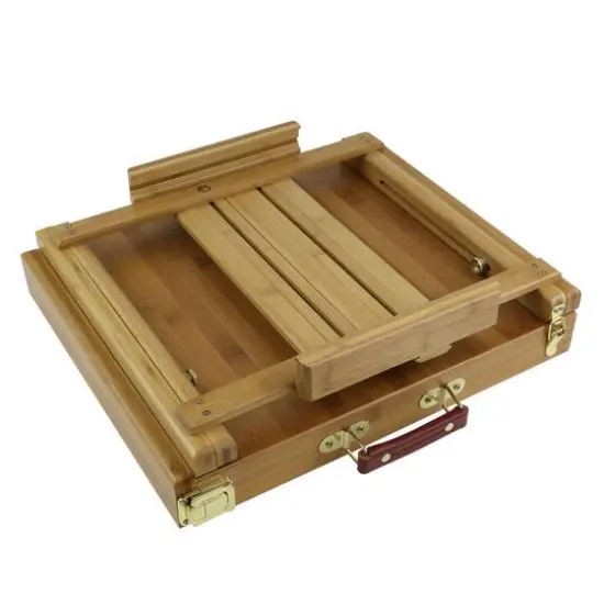 Art Alternatives Bamboo Ravenna Tabletop Sketch Box Easel {5}