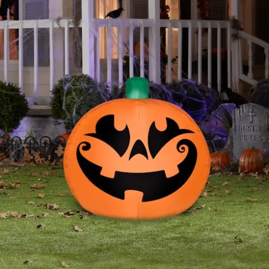 3ft. Airblown&reg; Inflatable Happy Jack-O-Lantern {3}