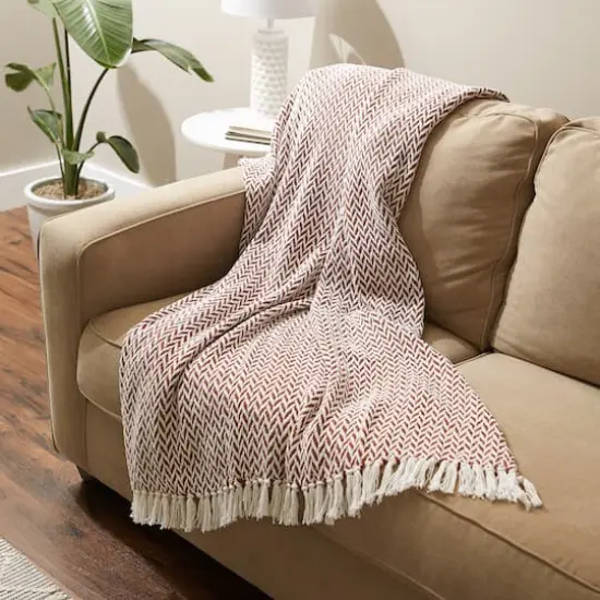 DII&reg; Zig-Zag Throw Cinnamon {6}