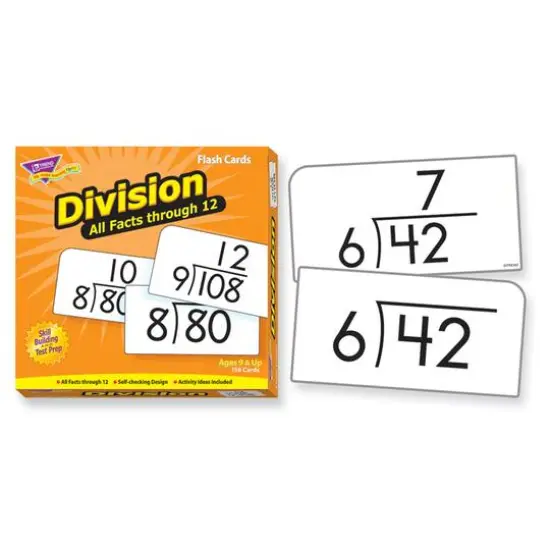 Trend Enterprises&reg; Division 0-12 All Facts Skill Drill Flash Cards {3}