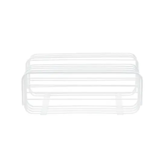 Household Essentials 2-Tier Door Mount Cabinet Organizer White {6}