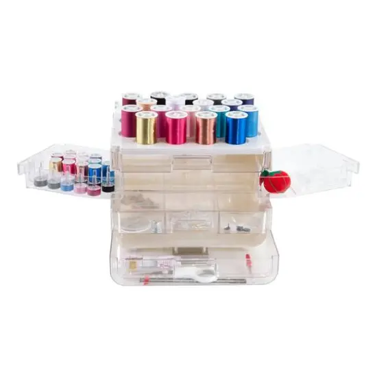 SINGER&reg; Sew-It-Goes 255 Piece Sewing Kit & Craft Organizer Sewing Storage Case with Metallic Embroidery Thread {4}