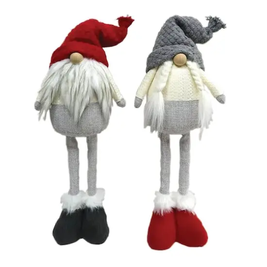 Santa's Workshop 20" Gnomes, Set Of 2 {1}