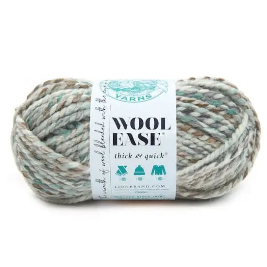 Lion Brand&reg; Wool-Ease&reg; Thick & Quick&reg; Variegated Yarn Seaglass {1}
