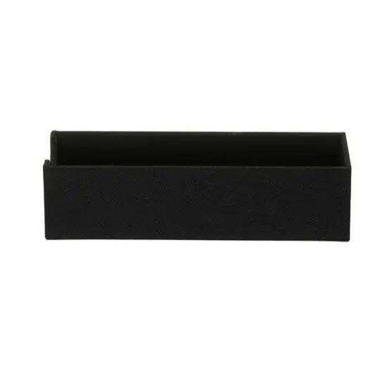 Household Essentials Narrow Drawer Organizers, 2ct. Black {9}