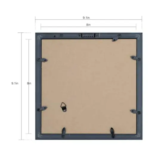 8" x 8" Flat Black Shadow Box by Studio D&eacute;cor&reg; {5}