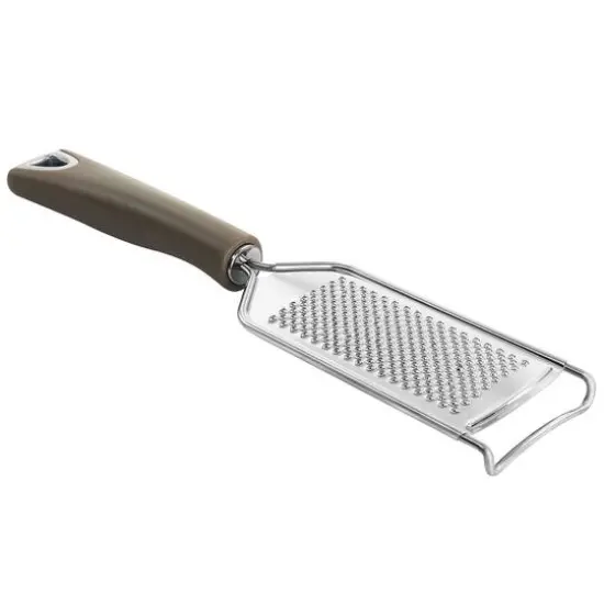 Martha Stewart Taupe Stainless Steel Handheld Grater & Zester Utensil {1}