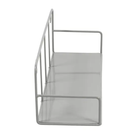 Honey Can Do Small Metal Floating Wall Shelf {5}