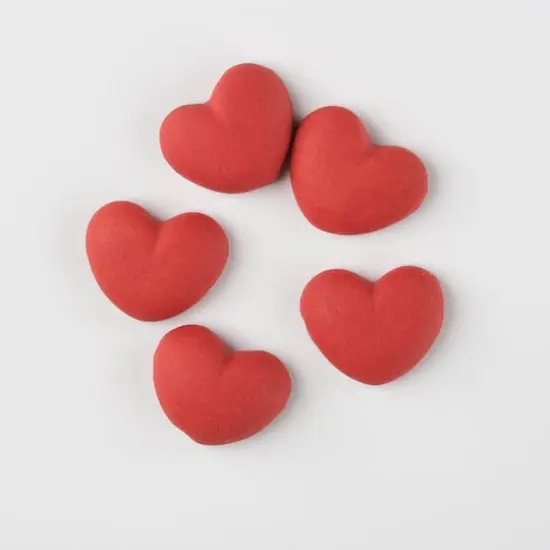 PME Cake Sweet Street&reg; Red Hearts Icing Decorations {1}