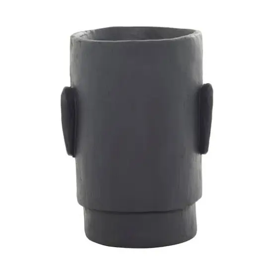 Grey Contemporary Planter, 13" x 14" x 18" {15}