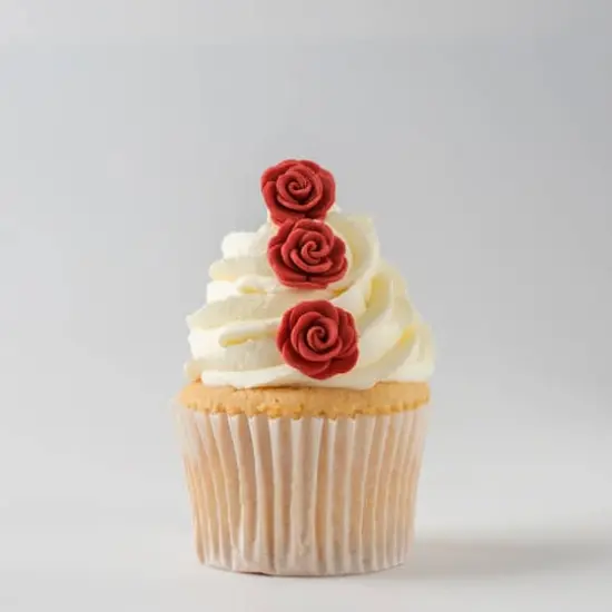 PME Cake Sweet Street&reg; Rose Icing Decorations, 12ct. Red {5}