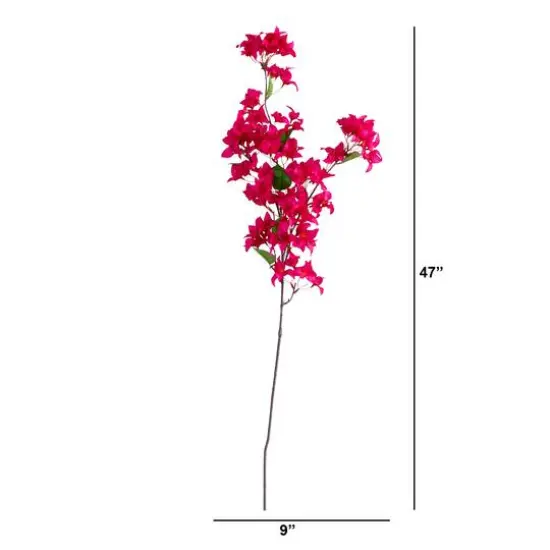 47" Pink Bougainvillea Flower Stems, 3ct. {9}