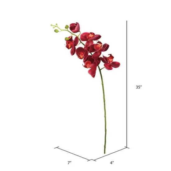 Magenta Real Touch Orchid Stem {3}