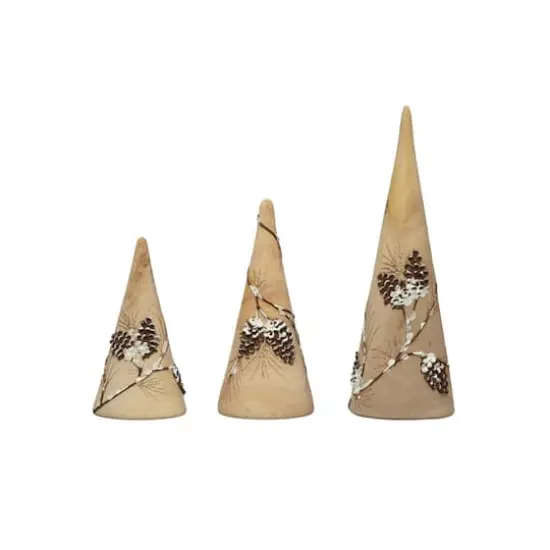 Hello Honey&reg; 8.5" Natural Hand-Painted Eucalyptus Wood Tree {5}