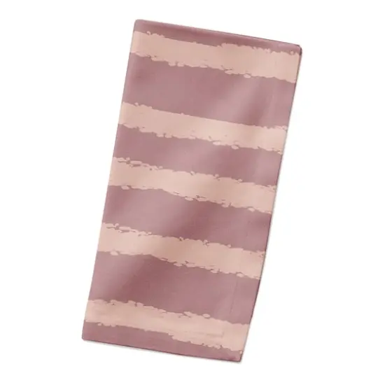 Stripes Cotton Twill Napkin Pink/Pink {3}