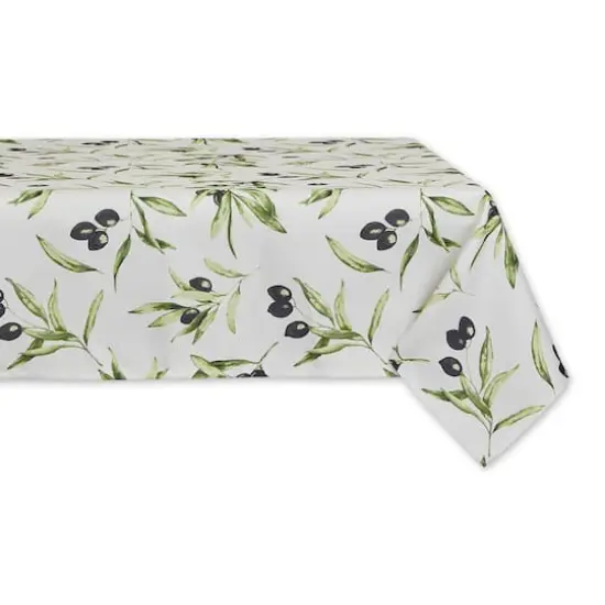 Olives Print Outdoor Tablecloth,, 60" x 84" {1}