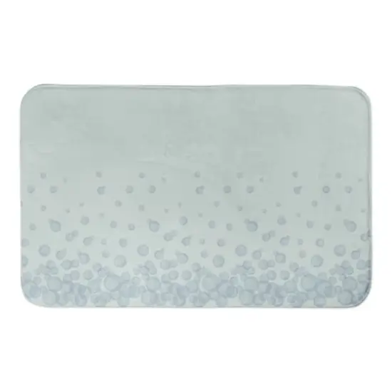 Bubbles On Bath Mat Green {1}
