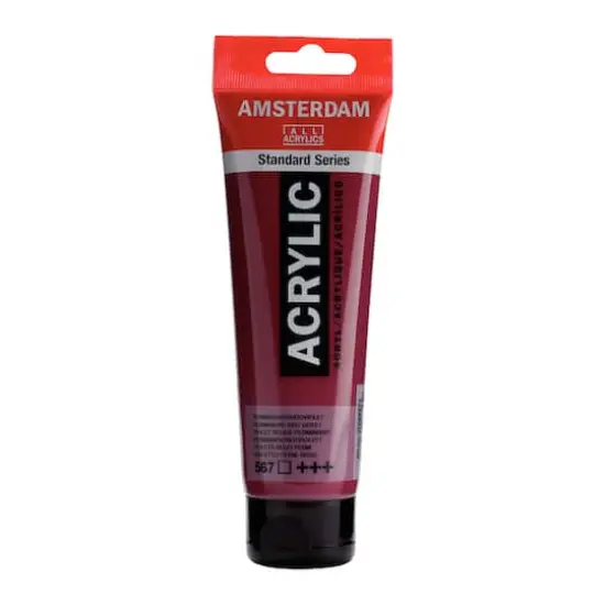 Amsterdam 120mL Standard Acrylic Paint 567 Permanent Red Violet {1}