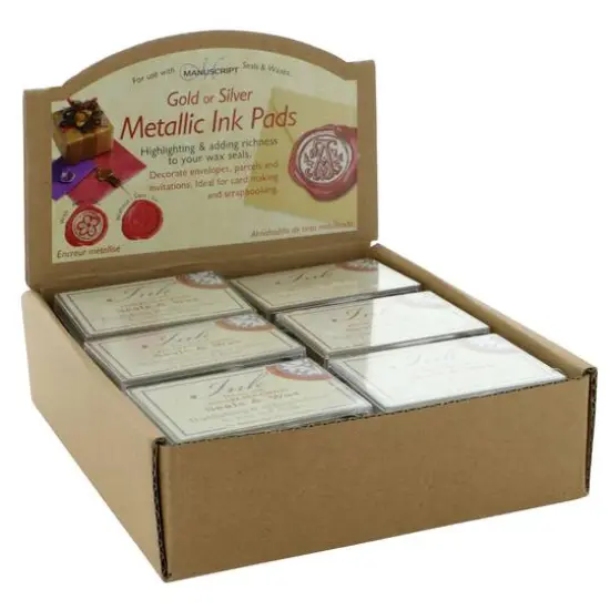 Manuscript Gold Wax Sealing Ink Pads, 18ct. {1}