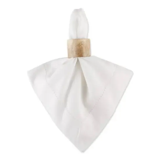 DII&reg; Light Finish Wood Band Napkin Rings, 6ct. {4}