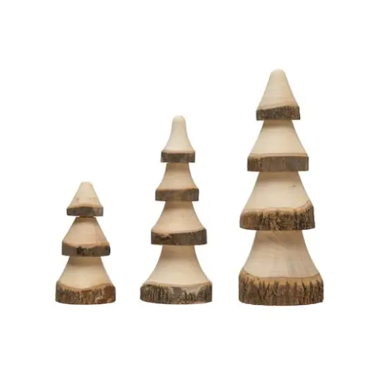 Hello Honey&reg; 6.5" Natural Hand-Carved Wood Tree {3}
