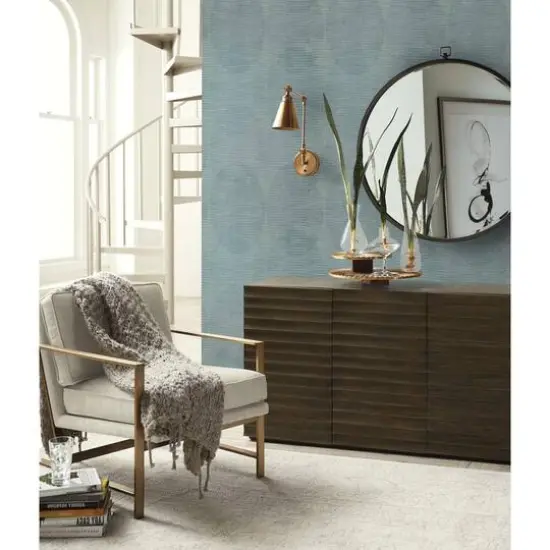 RoomMates Sahara Peel & Stick Wallpaper Gray Blue {5}
