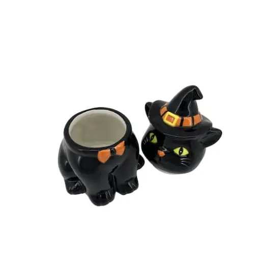 Black Cat Ceramic Cookie Jar by Makery™ {4}