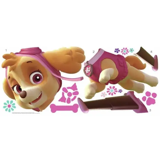 RoomMates Paw Patrol Skye Peel & Stick Giant Wall Decals {4}
