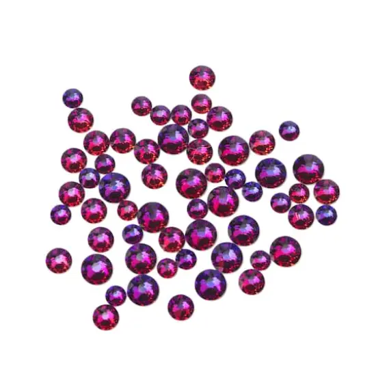 Round Flatback Austrian Crystals Mix by Bead Landing&trade;, 60ct. Volcano {1}