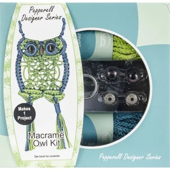 Pepperell Designer Macram&eacute; Owl Kit {1}