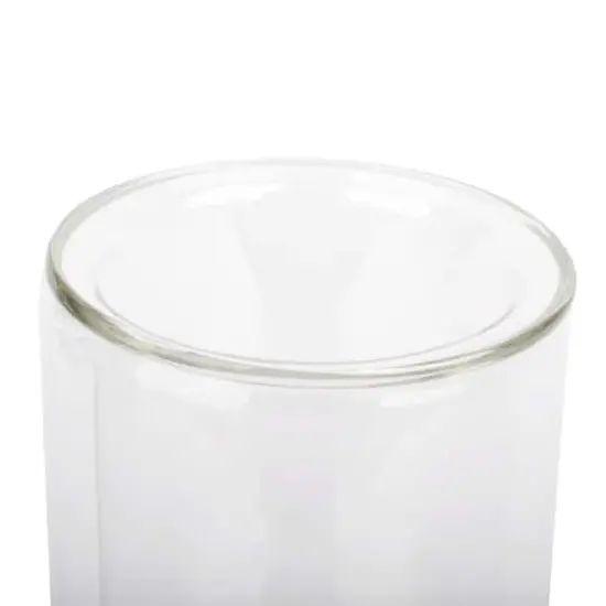 8" Clear Glass Dual Cylinder Candle Holder by Ashland&reg; {4}