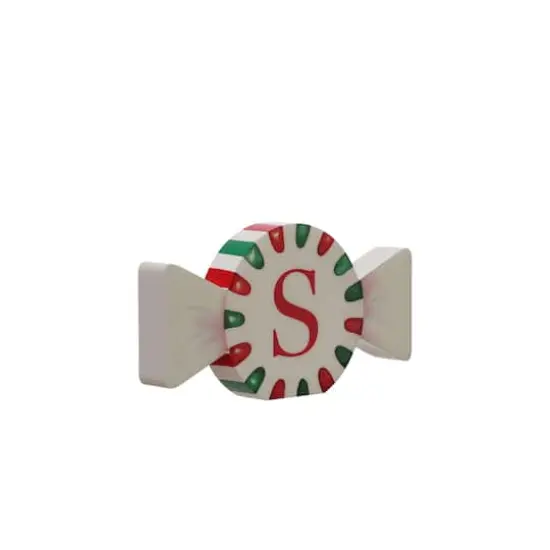 8" Candy Monogram Tabletop D&eacute;cor by Ashland&reg; S {3}