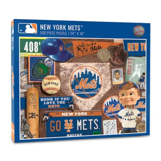 MLB Baseball Retro Series 500 Piece Puzzle New York Mets {1}