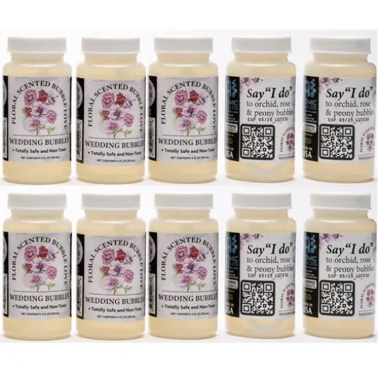 Atomic Bubbles 4oz. Bubble Love Floral Scented Bubbles, 10ct. {1}