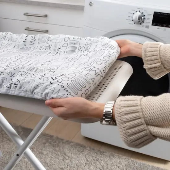 Simplify White Scorch Resistant Ironing Board Cover & Pad {7}