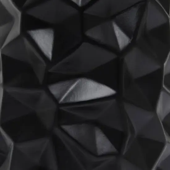 Simple Designs Sculpted Ceramic Table Lamp Black {8}