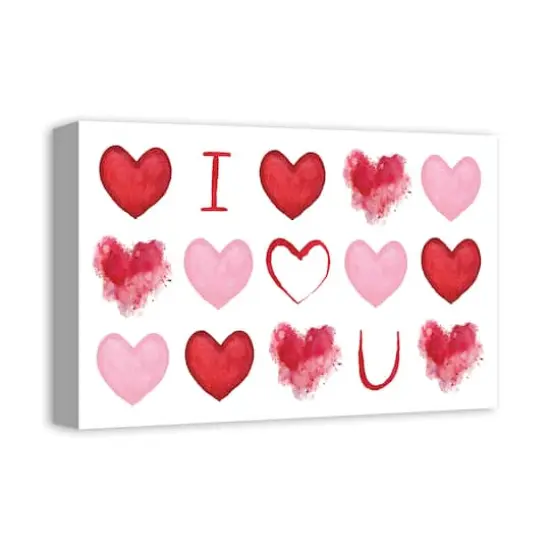 I Heart You 18" x 12" Canvas Wall Art {3}