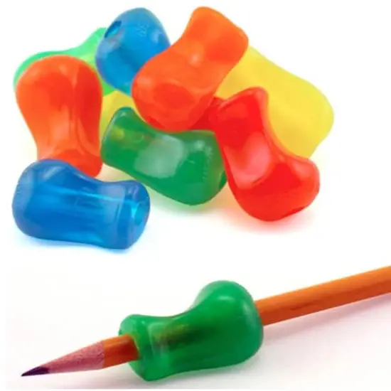 Neon Pencil Grips Ergonomic Writing Aids {4}