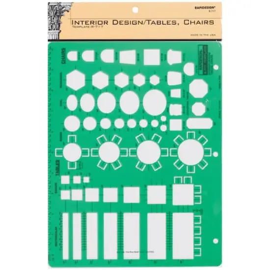Pickett&reg; RapiDesign&reg; Interior Design Tables & Chairs Inking Template {1}