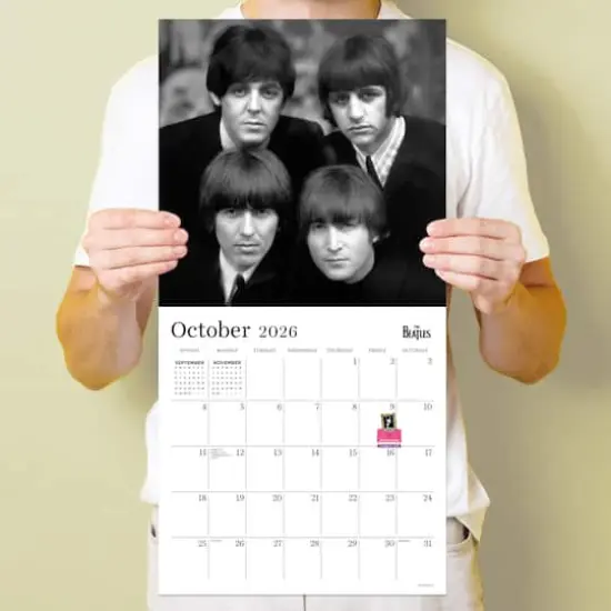 2026 The Beatles: In Black & White Wall Calendar {5}