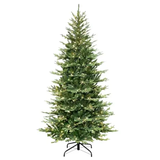 6.5ft. Pre-Lit Balsam Fir Artificial Christmas Tree, Clear Lights {1}
