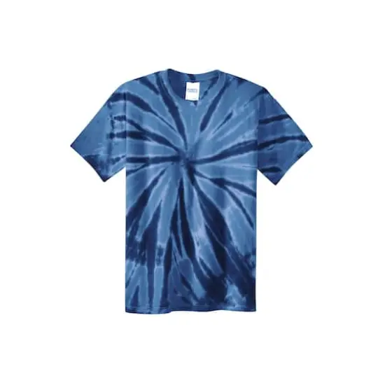 Port & Company&reg; Tie-Dye Adult T-Shirt Navy {1}