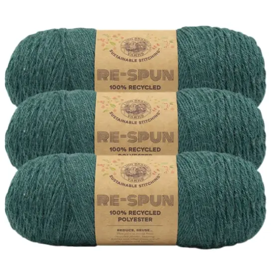 3 Pack Lion Brand&reg; Re-Spun Recycled Yarn Alpine {1}