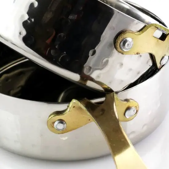 Gibson Home&reg; Lannister 4.7'' Mini Frying Pans Set with Gold Plated Handle {5}