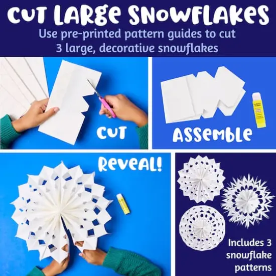 Creativity for Kids&reg; Make Your Own Snowflake Ornaments {3}