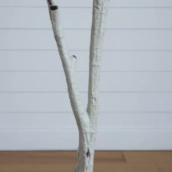 7ft. Autumn Paper Birch Artificial Fall Tree {6}