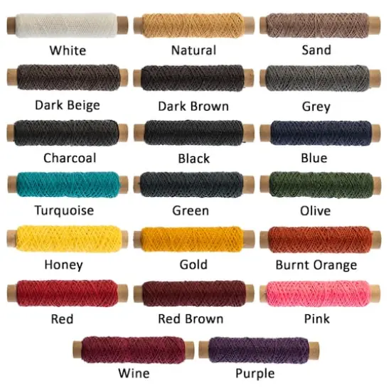 Gudebrod 0.018" 3 Ply Waxed Thread Bobbin, 75ft. Purple {5}