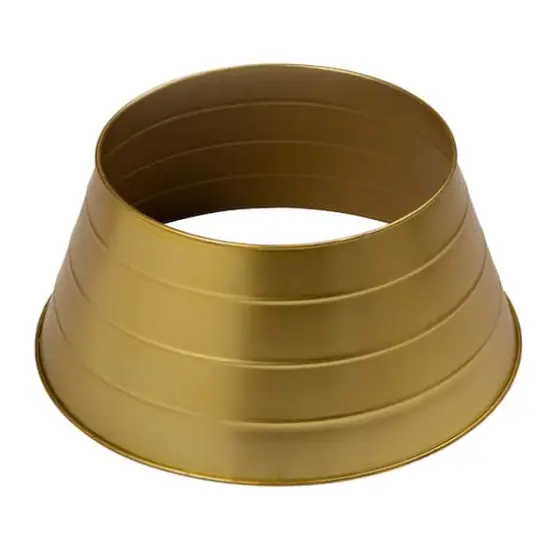Glitzhome&reg; 22" Gold Metal Tree Collar {1}