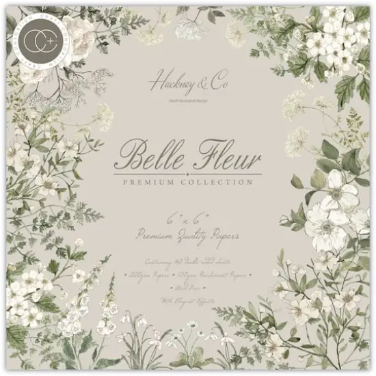 Craft Consortium Belle Fleur Double-Sided Paper Pad, 6" x 6" {1}