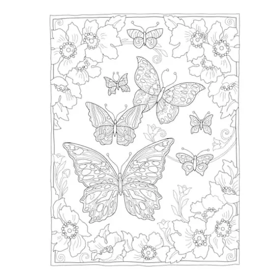 Dover Publications Creative Haven: Butterflies Flights Book {4}